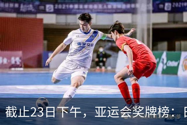 截止23日下午，亚运会奖牌榜：日本46枚，韩国27枚，中国让人自豪